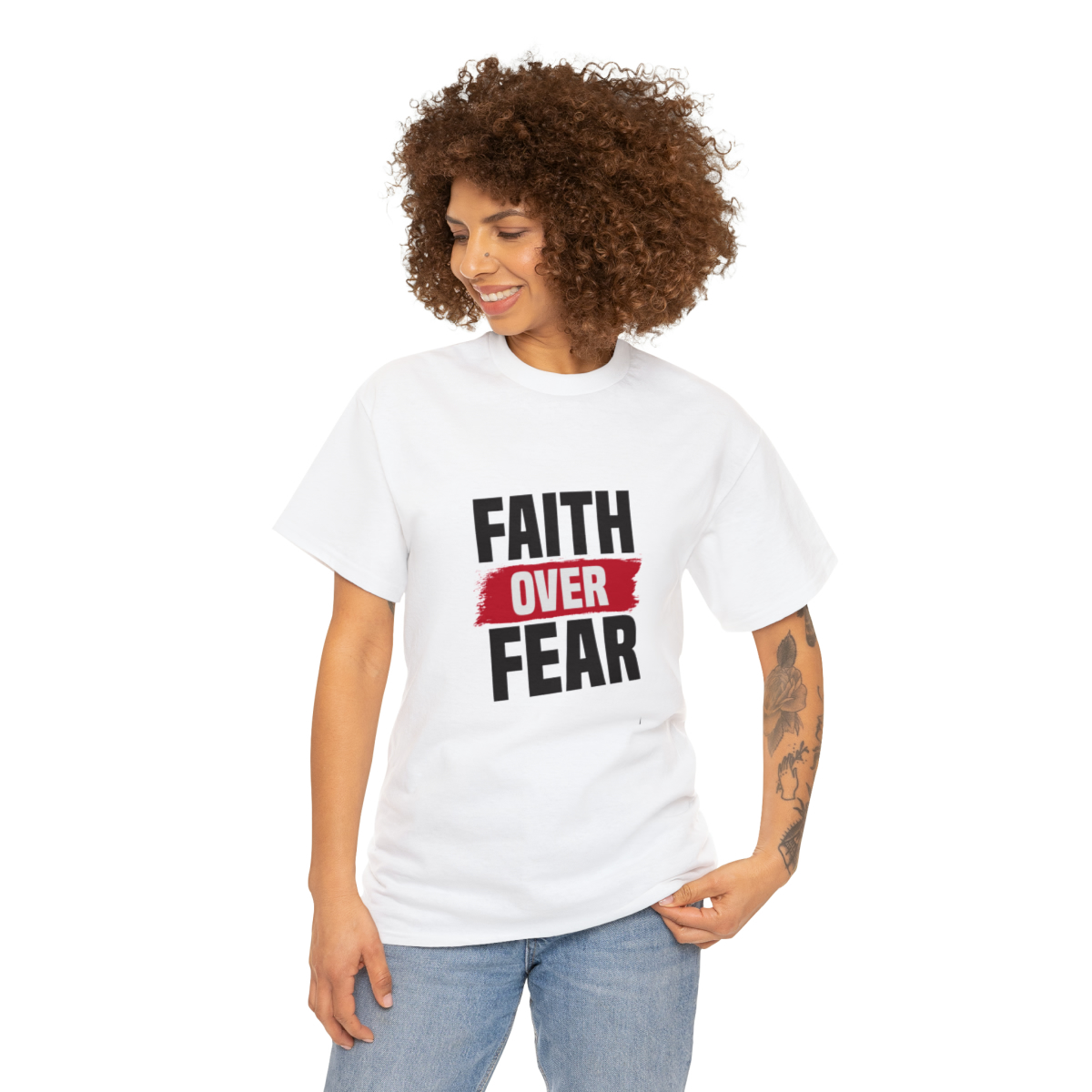 Faith Over Fear T-Shirt - Image 4