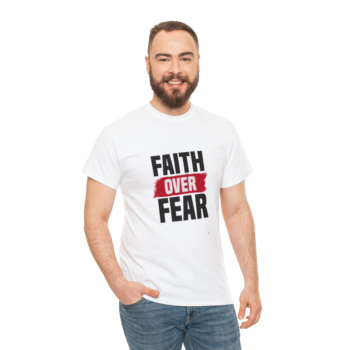 Faith Over Fear T-Shirt - Image 6