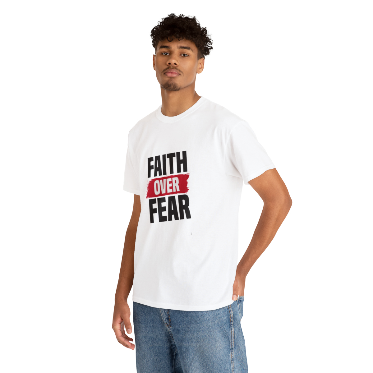Faith Over Fear T-Shirt - Image 7